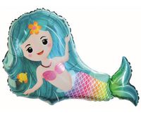 Balon foliowy Syrenka, 66 cm