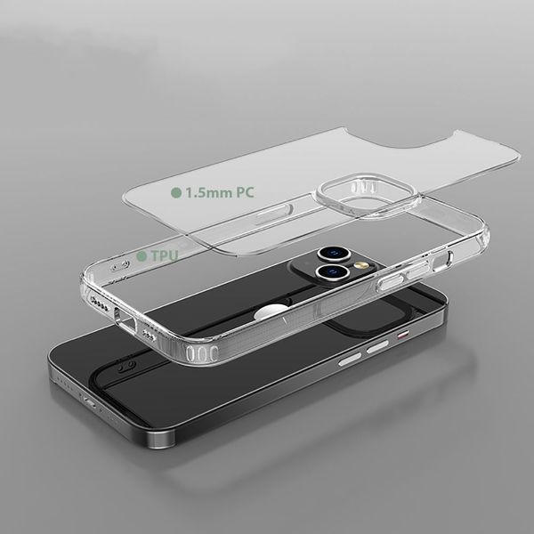 tech-protect flexair hybrid iphone 11 clear zdjęcie 4