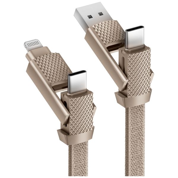 kabel bazic gocharge alucable 4w1        (usb-a/usb-c zdjęcie 2
