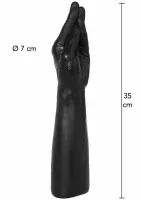 extreme by hidden desire heavy hand fucker anatomiczny model xxl czarny