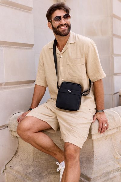 torba męska pu r-e3001-6823 black zdjęcie 2