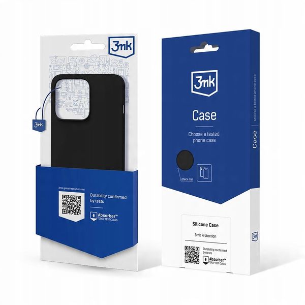 Silikonowe etui na Apple iPhone 15 Pro Max - 3mk Silicone Case zdjęcie 15