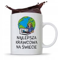 Kubek Prezent Krawcowej Krawca Najlepsza Na Z Nadrukiem Ze Zdjęciem