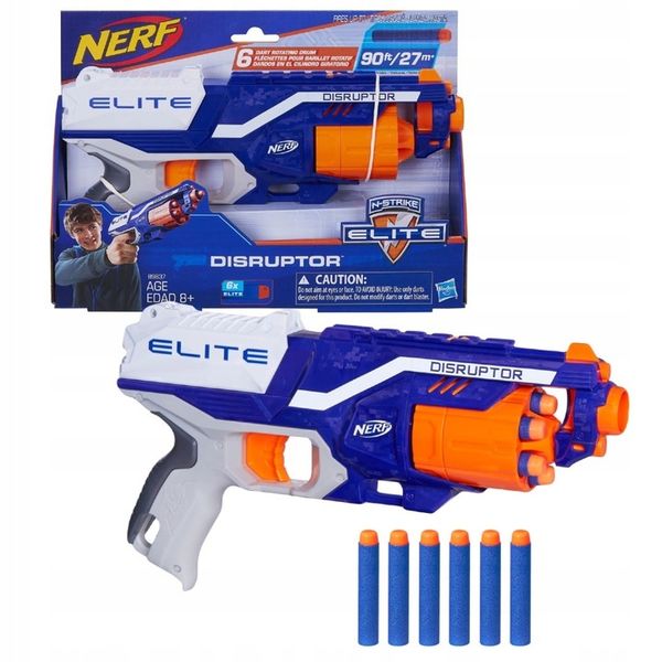 PISTOLET NERF ELITE DISRUPTOR NA STRZAŁKI +DODATKI zdjęcie 2