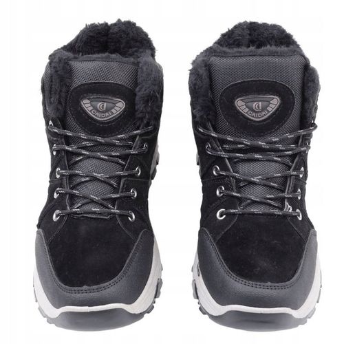 CZARNE BUTY SPORTOWE MĘSKIE ZIMOWE OCIEPLANE ŚNIEGOWCE TRAPERY DLA na Arena.pl
