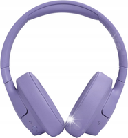 SŁUCHAWKI BEZPRZEWODOWE NAUSZNE JBL 720BT Fioletowy MOCNY BASS BLUETOOTH
