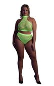 Turtle Neck And High Waist Slip  Xl/Xxxxl