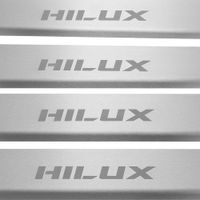 Listwa progowa TOYOTA HILUX MK8 Stal nierdzewna 304 mat 4szt