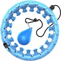 hula hop z obciążeniem i funkcją masażu