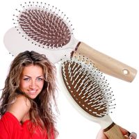 Szczotka do włosów z drewnianą rączką lekka do a stylizacji fryzur