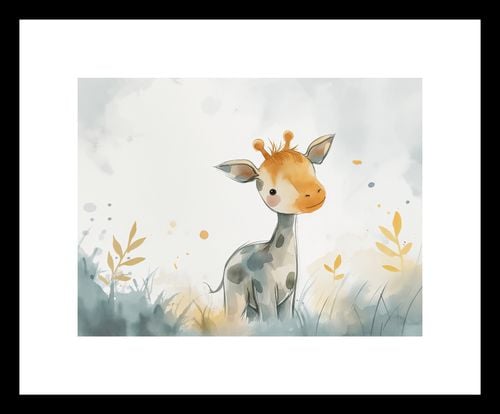 Plakat 20x15cm Mała Żyrafka na Arena.pl