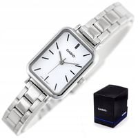 ZEGAREK DAMSKI CASIO LTP-V009 srebrny bransoletka + BOX + GRAWER