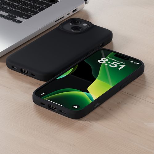 Allity nakładka Silicone Case Mag do iPhone 15 czarny na Arena.pl
