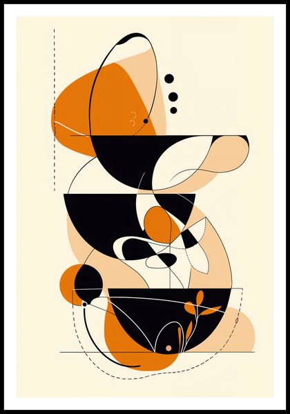 Plakat 61x90,5cm Taneczne Kręgi zdjęcie 3