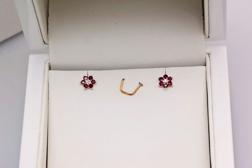 Złote kolczyki KZD0946 - Diament na Arena.pl