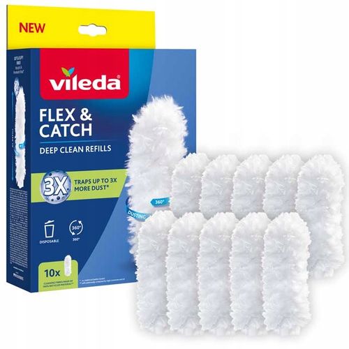 Wkłady do miotełki do kurzu Vileda Flex&Catch 10 szt. na Arena.pl