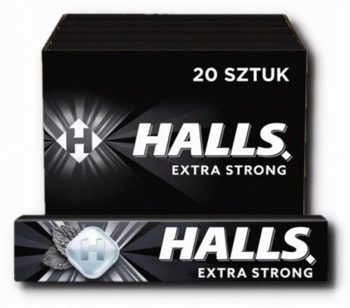 Halls Extra Strong Cukierki 33,5 g x 20 sztuk na Arena.pl