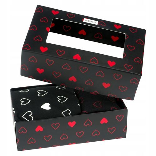 Prezent dla chłopaka na walentynki SOXO skarpetki męskie + bokserki XL na Arena.pl