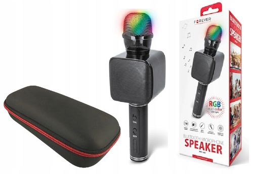 Mikrofon Karaoke Głośnik Bluetooth Forever Sd Usb na Arena.pl