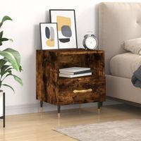 Szafka nocna, przydymiony dąb, 40x35x47,5 cm