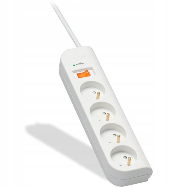Belkin - Listwa antyprzepięciowa 238J, 4x AC EU z kablem 1 m, do 238 dżuli zdjęcie 1