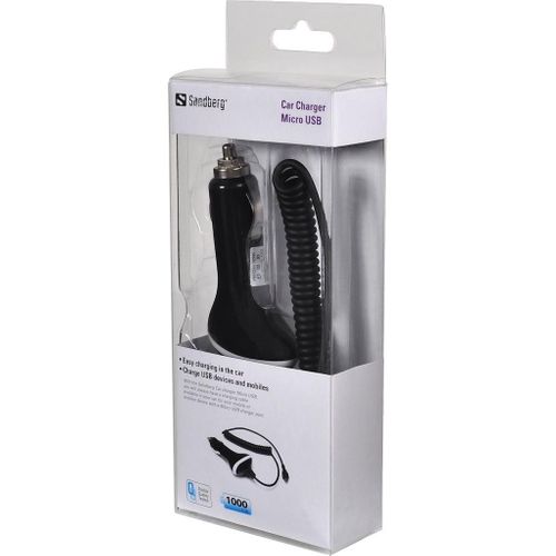 Sandberg ładowarka samochodowa Micro USB 1000mA na Arena.pl