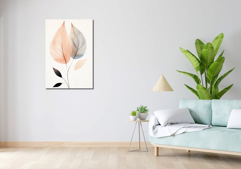 Obraz 60x90cm Liściasty Taniec zdjęcie 2