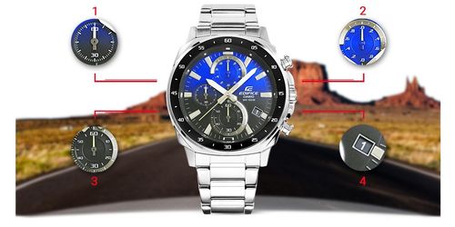 zegarek męski casio edifice efv-600d-2avuef 10 bar na Arena.pl
