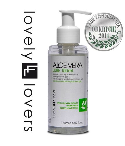 kojący lubrykant wodny z aloesem aloe vera lube 150 ml lovely lovers na Arena.pl