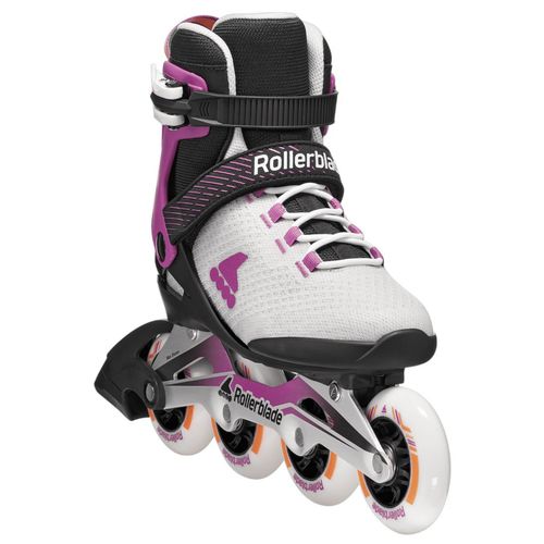 Rolki Rollerblade Macroblade 84 W Light Grey Violet Orange 39/40. na Arena.pl