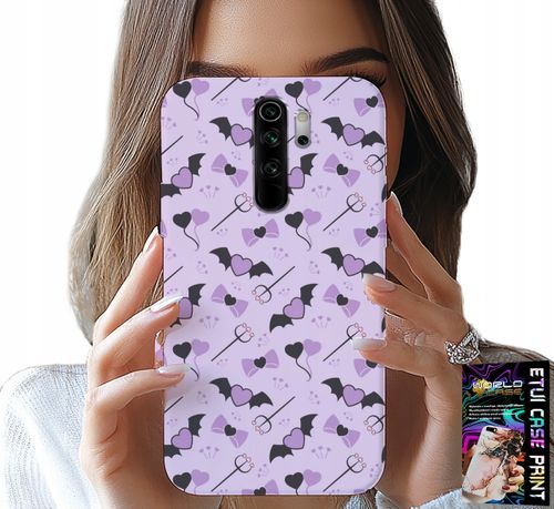 ETUI DO XIAOMI REDMI 9 - MODNE WZORY WIDŁY SERCA KOKARDKI KOKARDA na Arena.pl