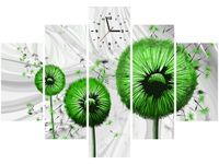 105CM 150CM ZEGAR 5 ELEM ZIELONE DMUCHAWCE 3 DRUK OBRAZ