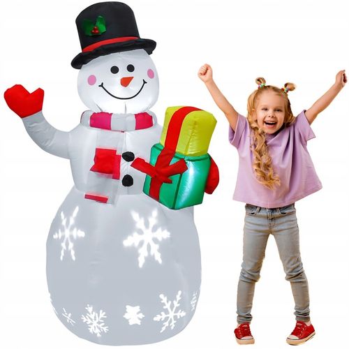 BAŁWAN nadmuchiwany ŚWIECĄCY DUŻY pompowany LED 150cm dmuchaniec JUMIhome na Arena.pl