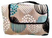 KOC PIKNIKOWY Z IZOLACJĄ PLAŻOWY MATA DUŻA 200mx200m BEŻOWY