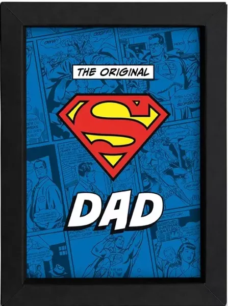 Dc Comics. Ramka Z Grafiką 15X20 Cm, Super Dad zdjęcie 1