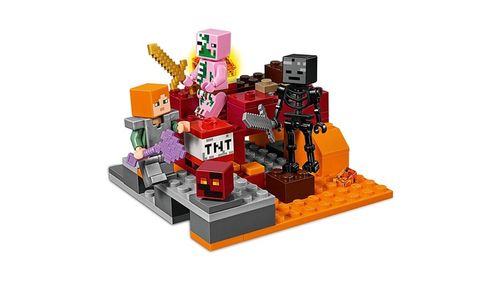 LEGO Minecraft - Walka w Netherze 21139 na Arena.pl