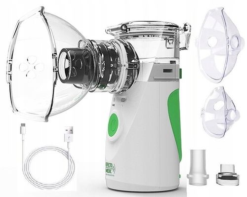 INHALATOR NEBULIZATOR Siateczkowy DLA DZIECI DOROSŁYCH przenośny CICHY MPRO na Arena.pl