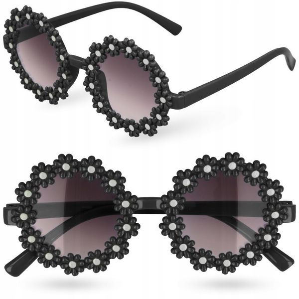 Okulary przeciwsłoneczne dla dzieci dziewczynki z filtrem UV400 zdjęcie 1