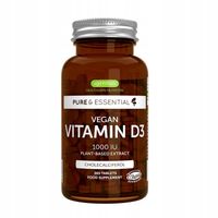 WITAMINA D3 Wegańska Z ALG Odporność Zdrowe Kości i Zęby IGENNUS 365 tab.