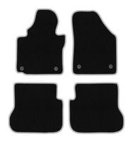 Dywaniki welurowe CARLUX-SILVER do VW Caddy 2K FL 2010-2015, czarne