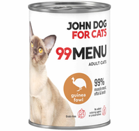 JOHN DOG 99 Menu 99% mięsa PERLICZKA mokra karma kota w puszce puszka 400g