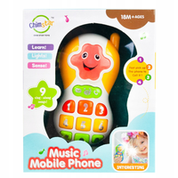 TG72949 TELEFON MUZYCZNY INTERAKTYWNY DLA MALUCHA DZIECKA DO ZABAWY