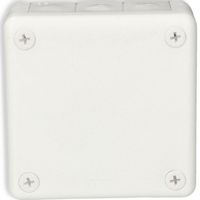 Puszka biała nt 90x90x30 z gumami 041-01 ViPlast