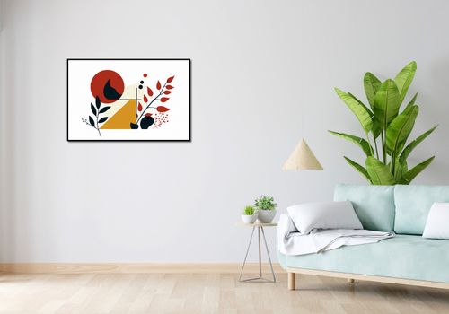 Plakat 91,5x61cm Ogień i Flora na Arena.pl
