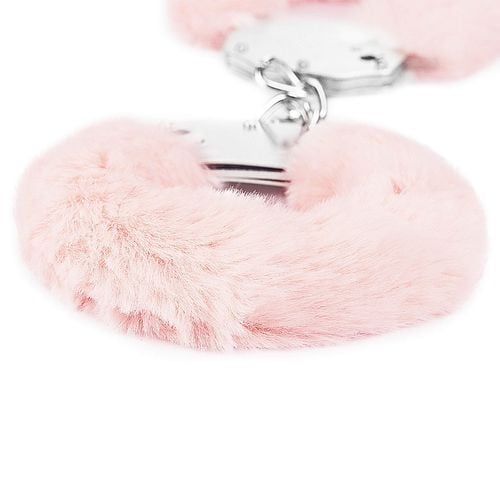 fetish pleasure fluffy handcuffs pink na Arena.pl
