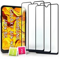 3-pak SZKŁO HARTOWANE DO Samsung Galaxy A14 / A14 5G (na cały ekran, 9H 5D)