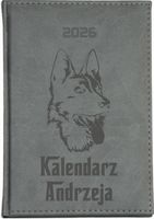 KALENDARZ A5 2026 dzienny KSIĄŻKOWY z grawerem PERSONALIZOWANY NAPIS