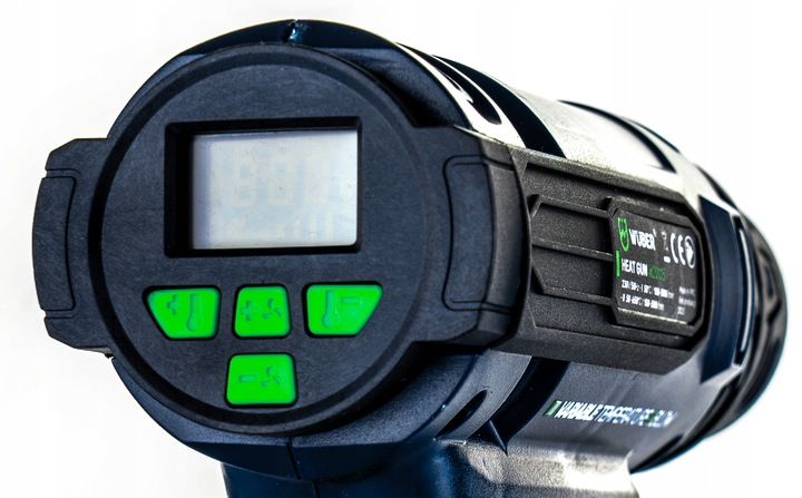 OPALARKA ELEKTRYCZNA 2 BIEGI REGULACJA LCD MOCNA 2200W + 5 DYSZ + SZPACHLA zdjęcie 4