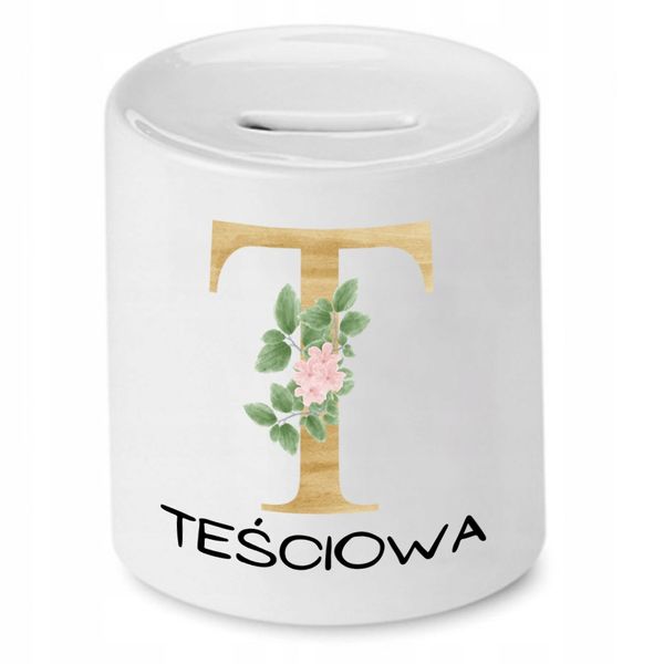 Skarbonka Dla Teściowej Teściowa Prezent Z Nadrukiem Ze Zdjęciem zdjęcie 1