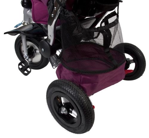 Rowerek trójkołowy - bordowy na Arena.pl